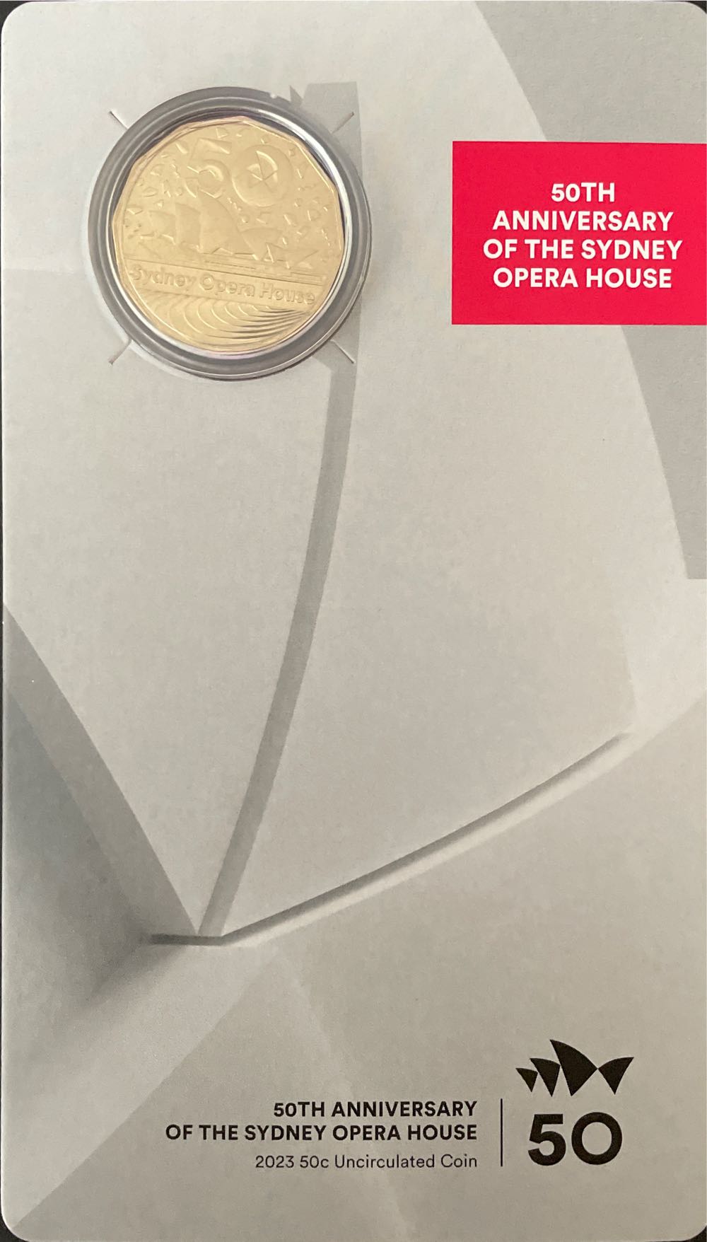 Sydney Opera House 50 50c Albr Uncirculated  coin collectible [Barcode 9314688111769] - Main Image 2