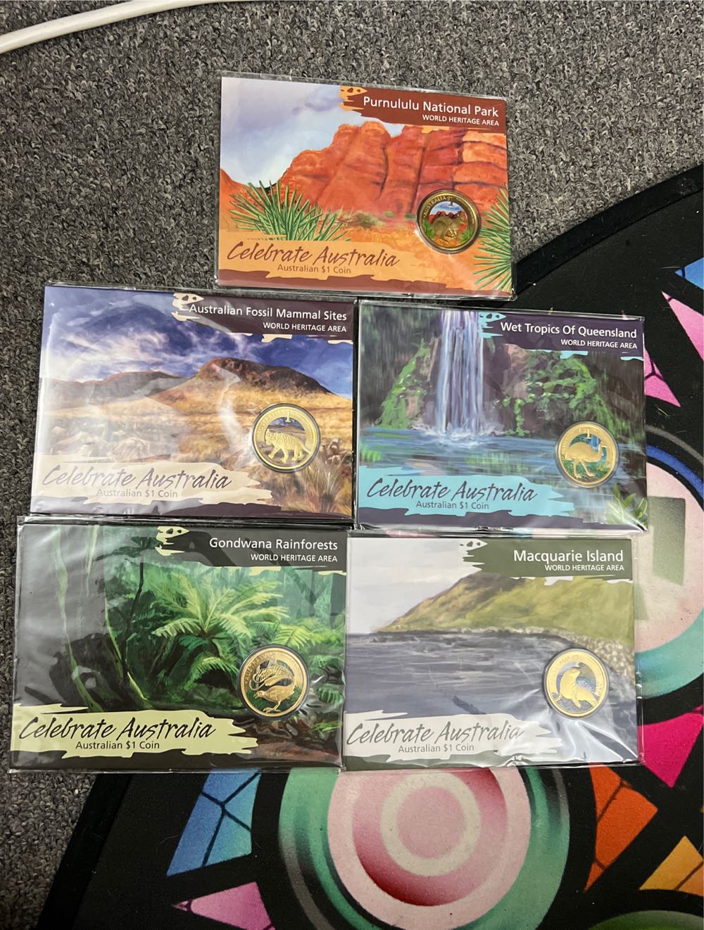 celebrate australia 2011 5 coin set  coin collectible - Main Image 2