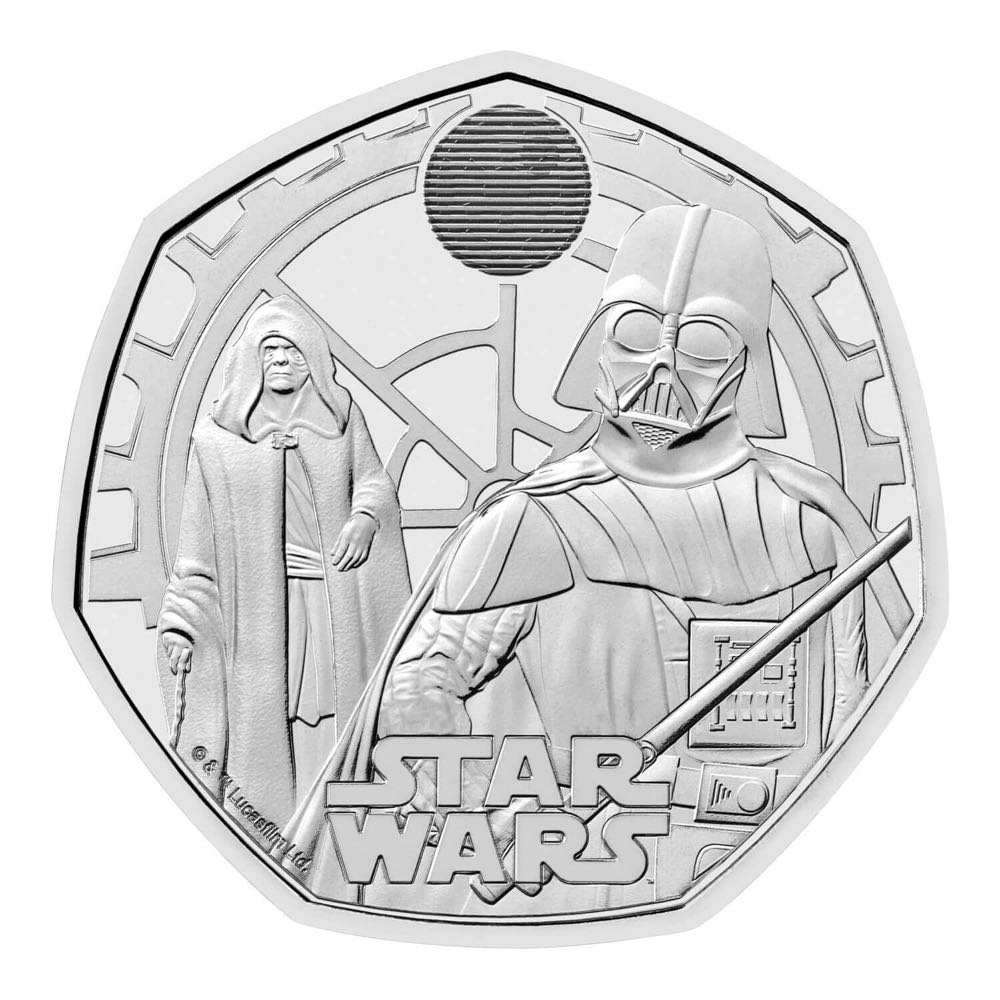 Star Wars Darth Vader and Emperor Palpatine Brilliant Uncirculated Coin  coin collectible - Main Image 2