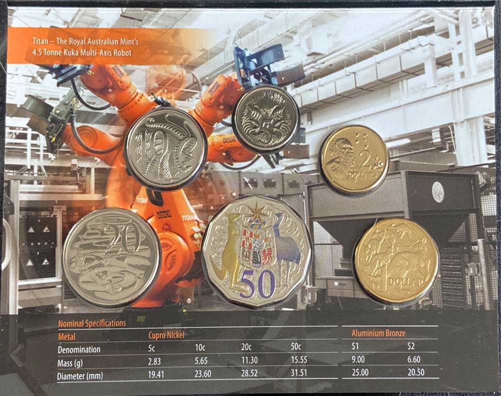 2012 Six Coin UNC set  coin collectible [Barcode 9314683100805] - Main Image 3