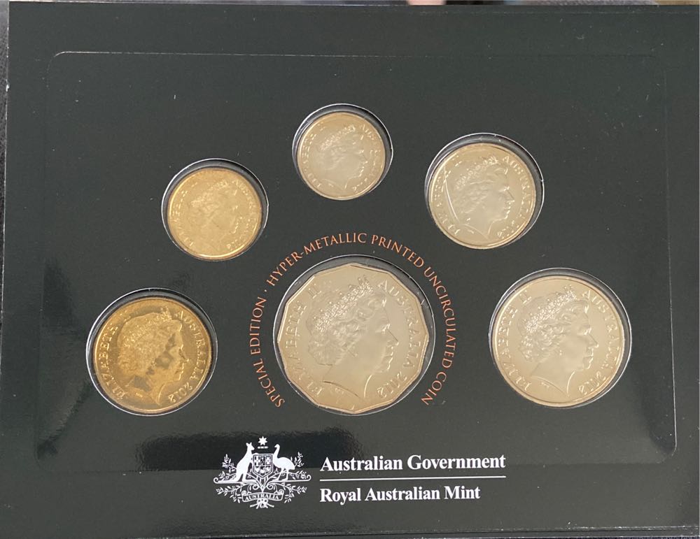 2012 Six Coin UNC set  coin collectible [Barcode 9314683100805] - Main Image 4