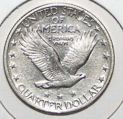Standing Liberty Silver Quarter XF 1927  coin collectible - Main Image 2
