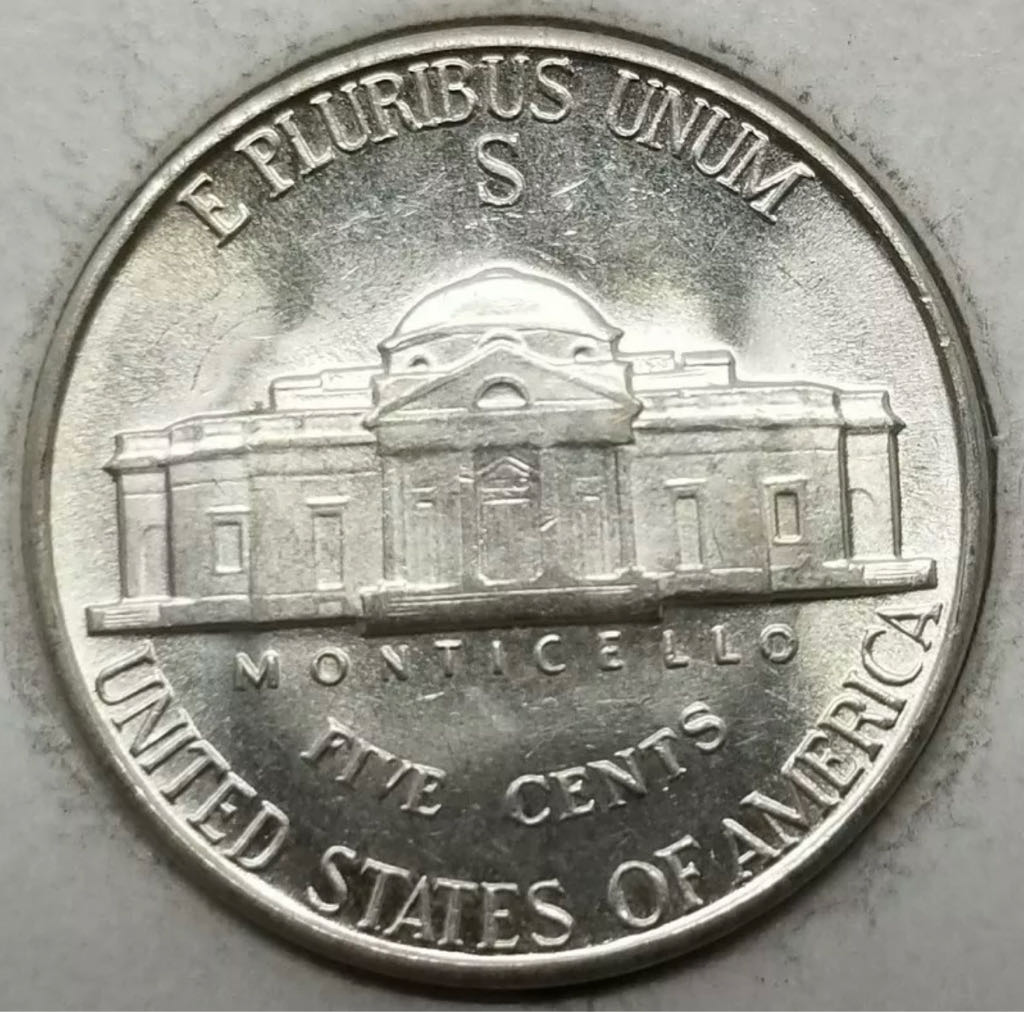 1943 S Jefferson Nickel  coin collectible - Main Image 2