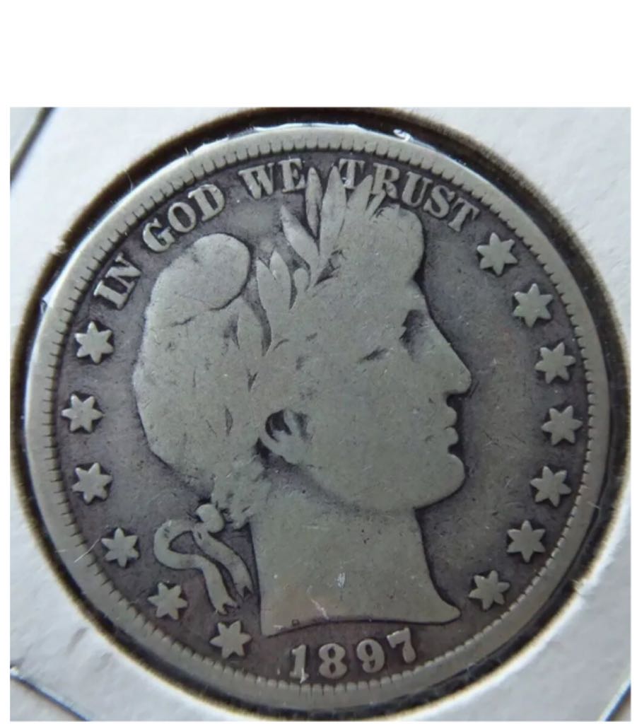 1897 Silver Half Dollar  coin collectible - Main Image 2