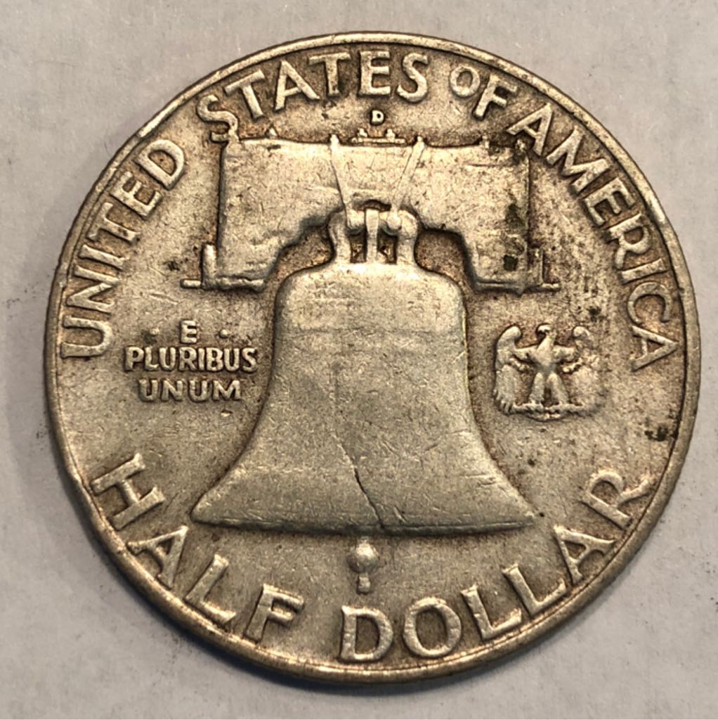 1958 Benjamin Franklin Half Dollar  coin collectible - Main Image 2