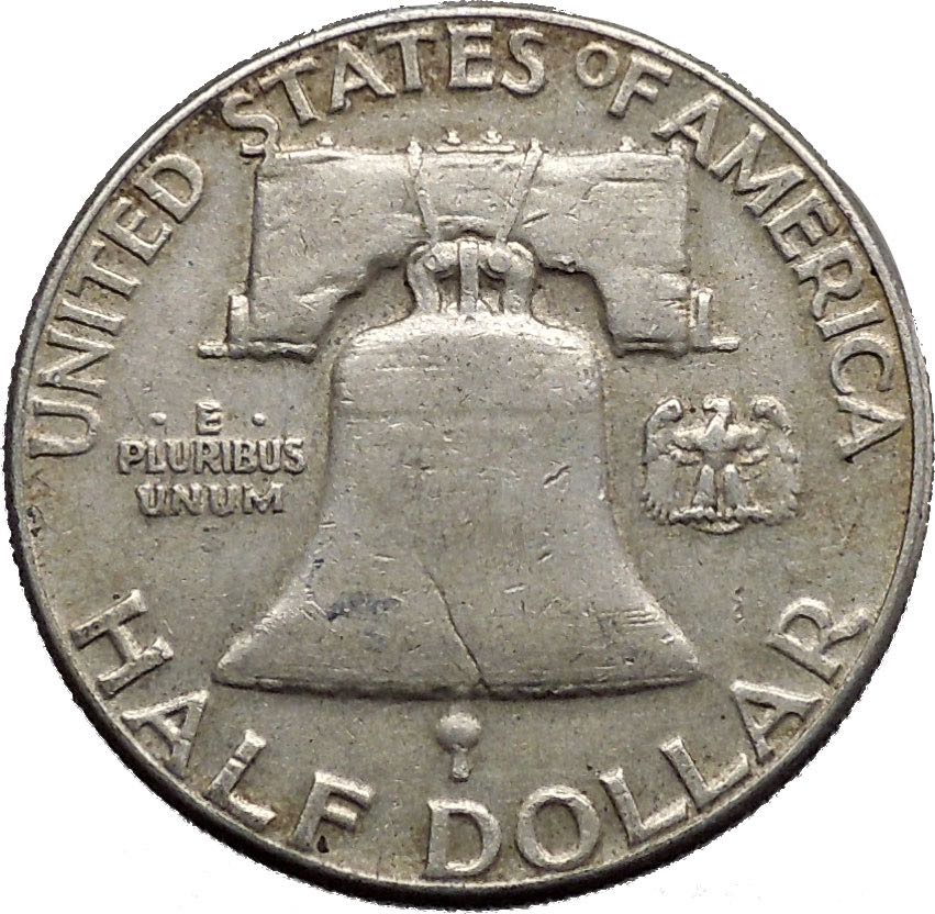 1960 D Benjamin Franklin Half Dollar  coin collectible - Main Image 2