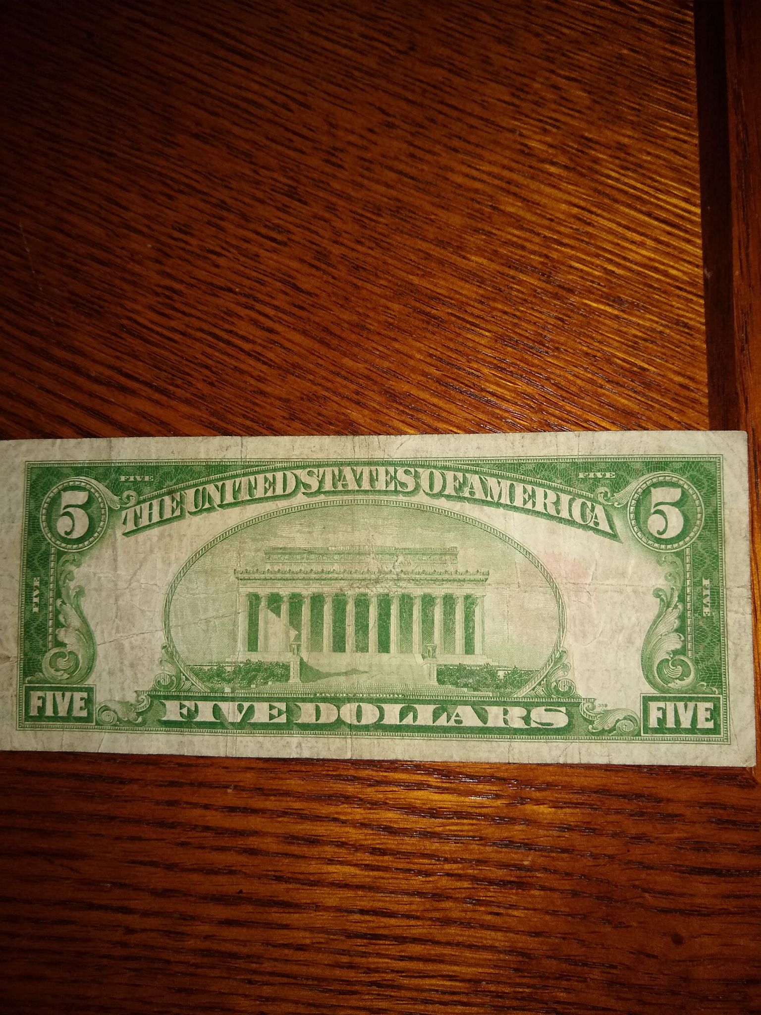 Paper $5 1928 USN C53786096 A  coin collectible - Main Image 2