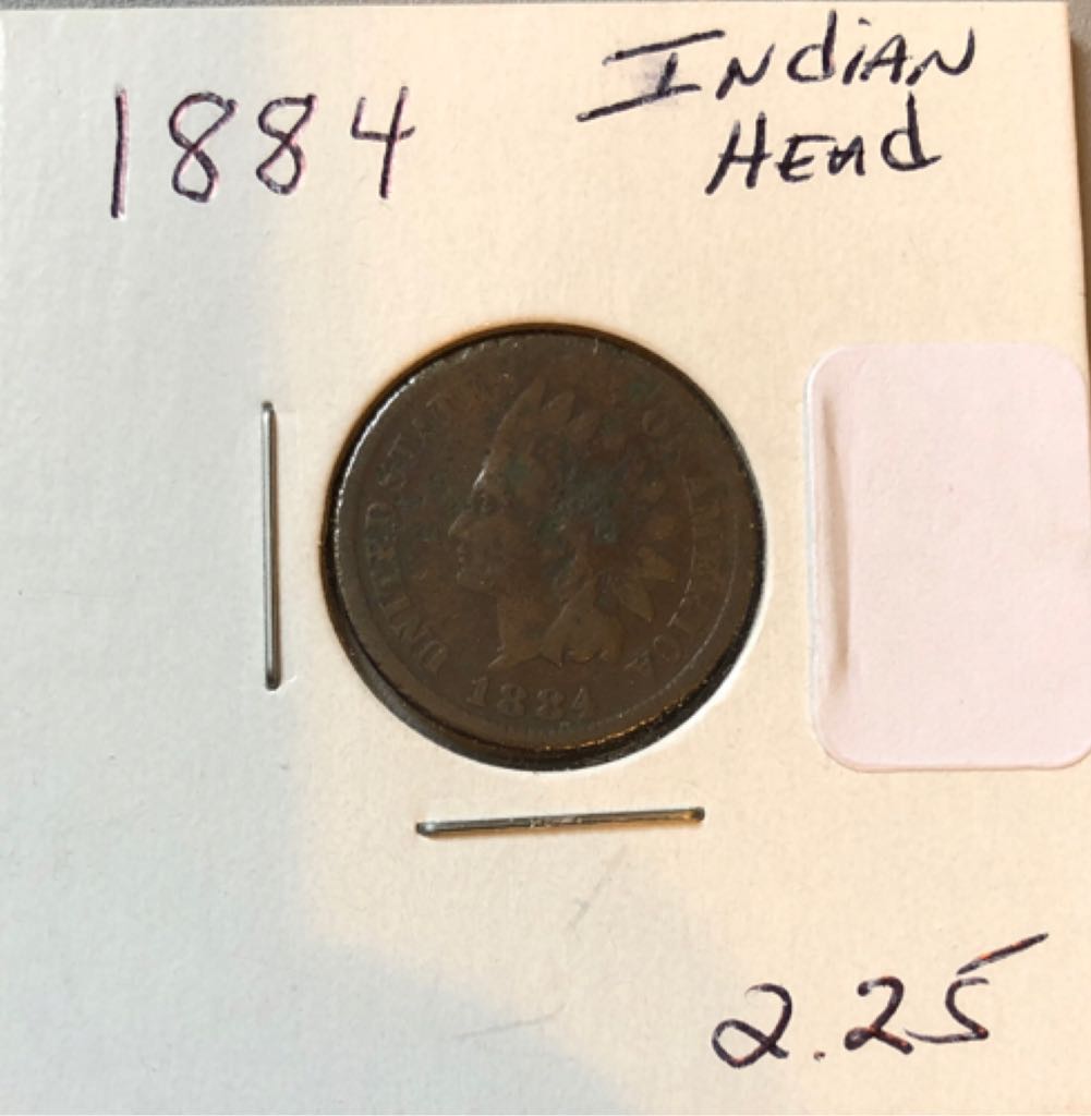 1884 Indian Head  coin collectible - Main Image 2
