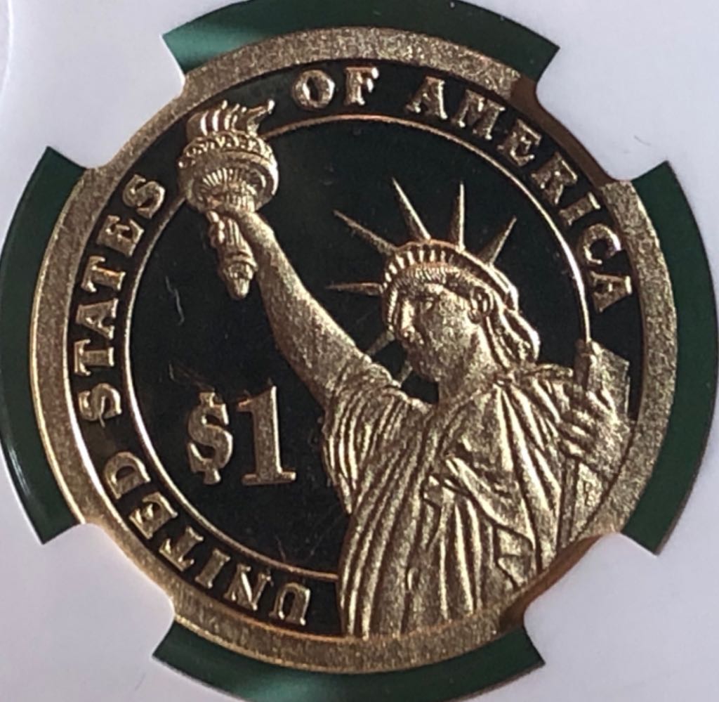 2010-S Franklin Pierce $1  coin collectible - Main Image 2