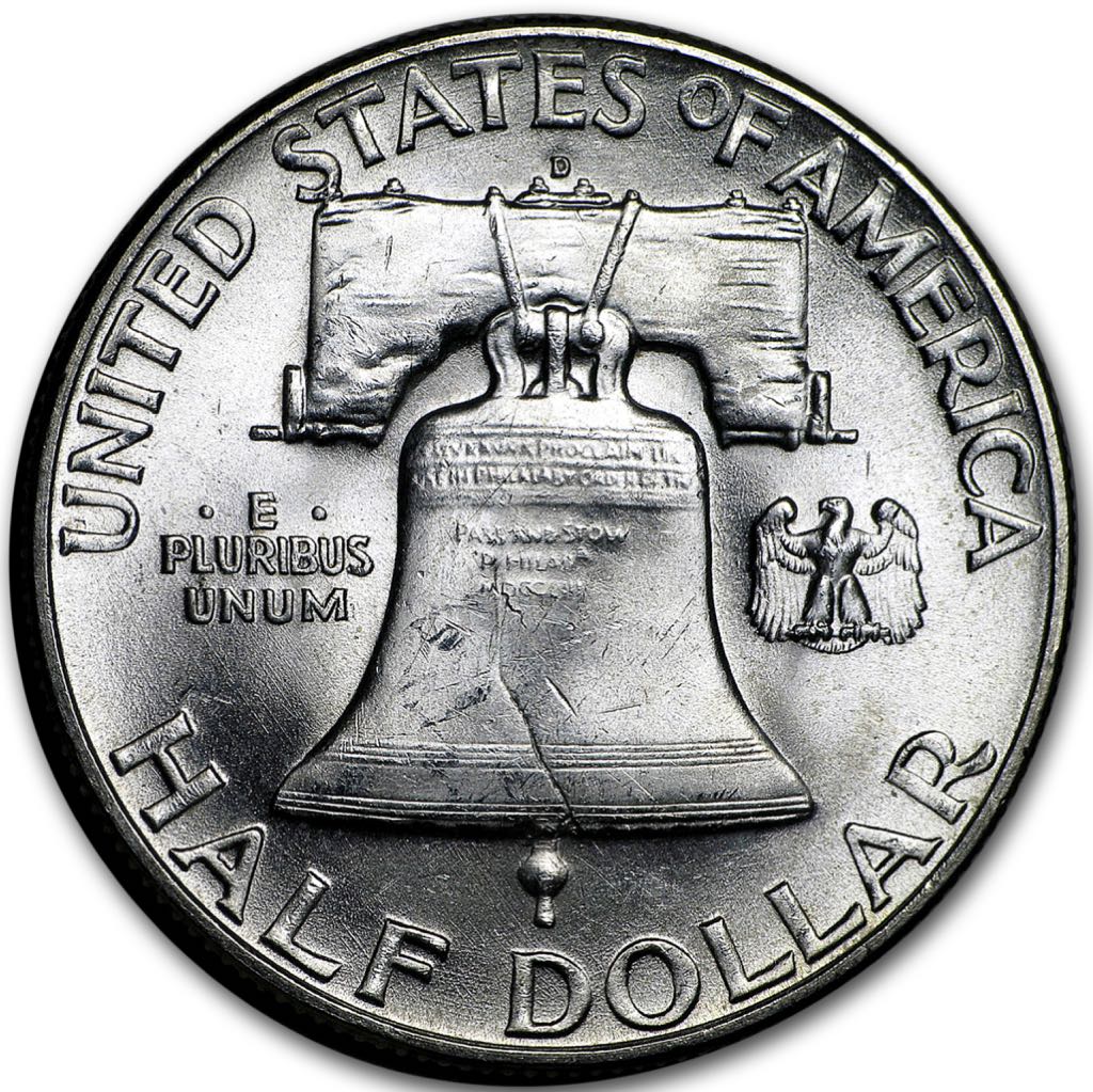 ÃÂ½Dollar 1948 Franklin  coin collectible - Main Image 2