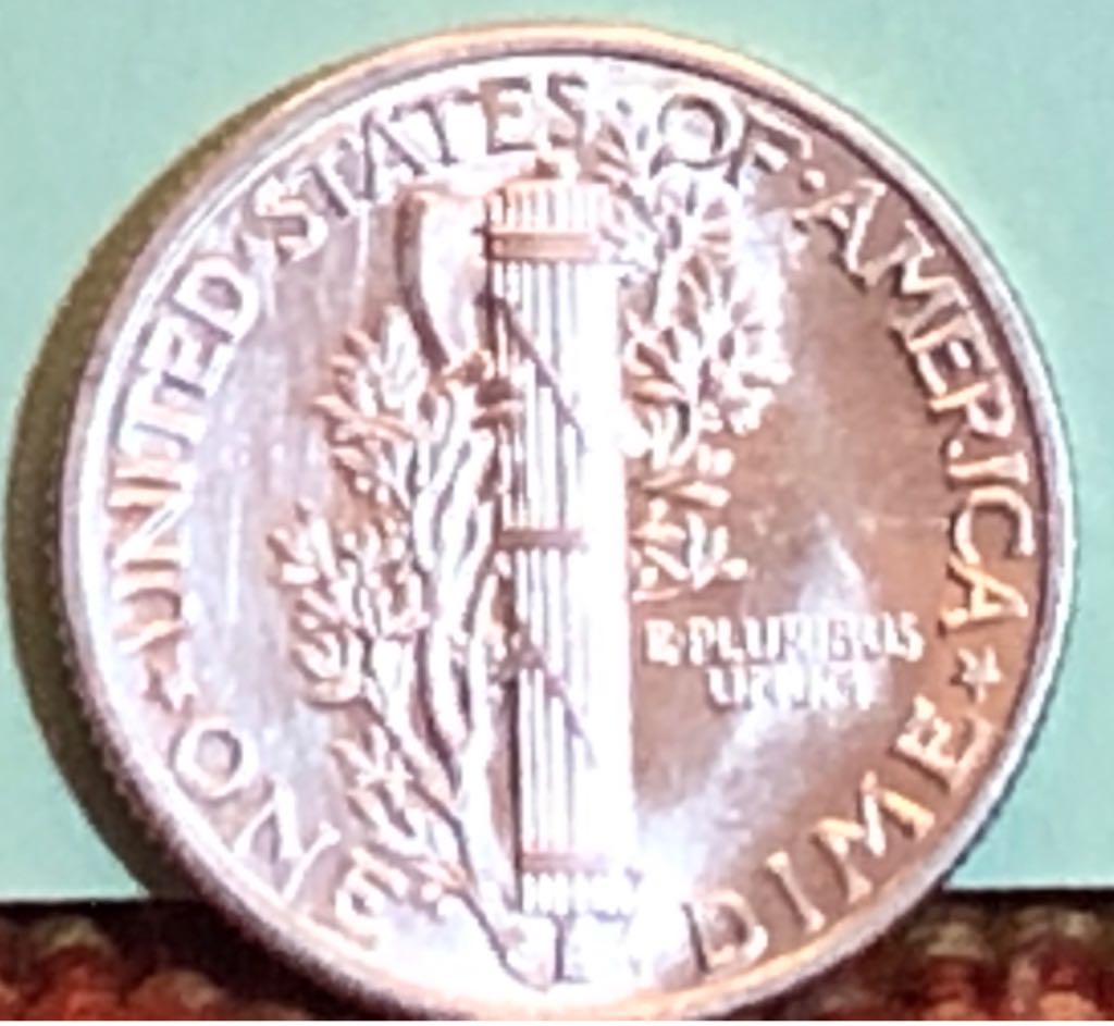 1942 Mercury Dime  coin collectible - Main Image 2