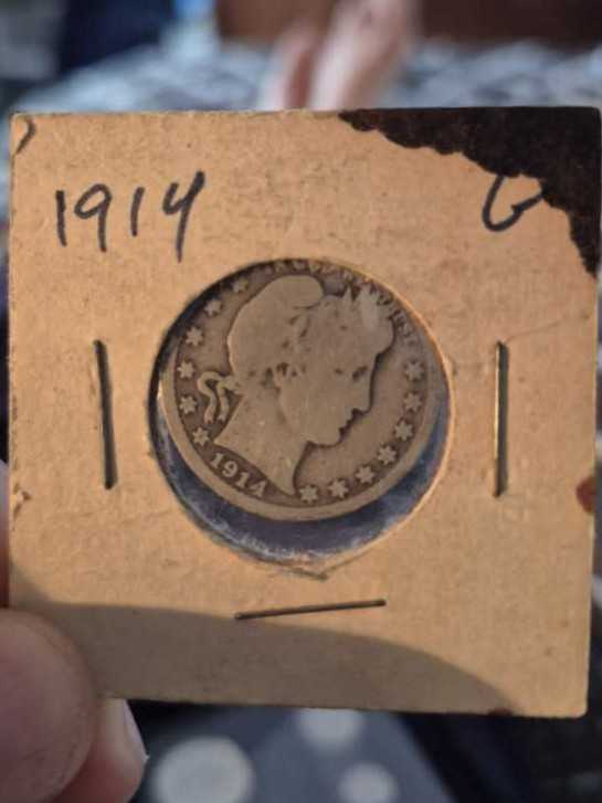 1914 Barber Quarter  coin collectible - Main Image 3