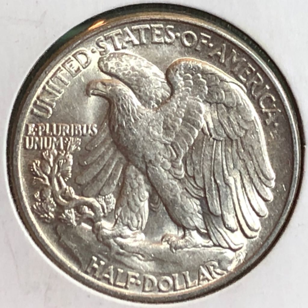 Half Dollar 1944 Walking Liberty  coin collectible - Main Image 2