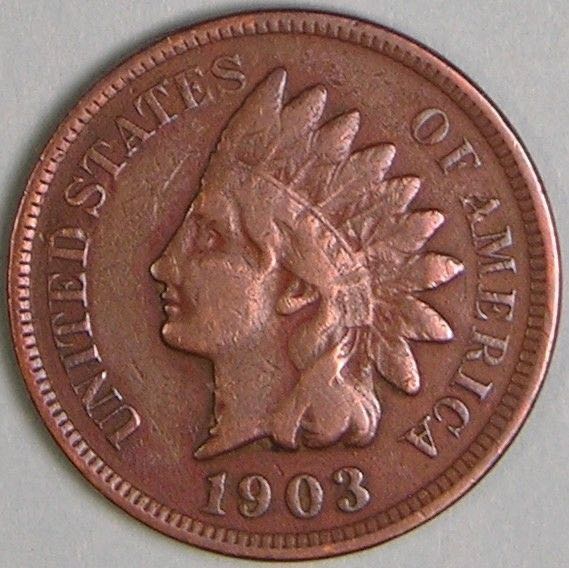 1903 Indian Head Cent  coin collectible - Main Image 2