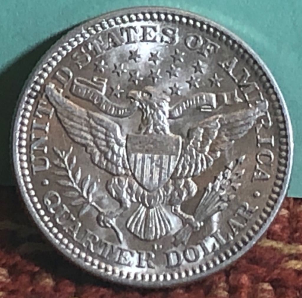 1916-D Barber Quarter  coin collectible - Main Image 2