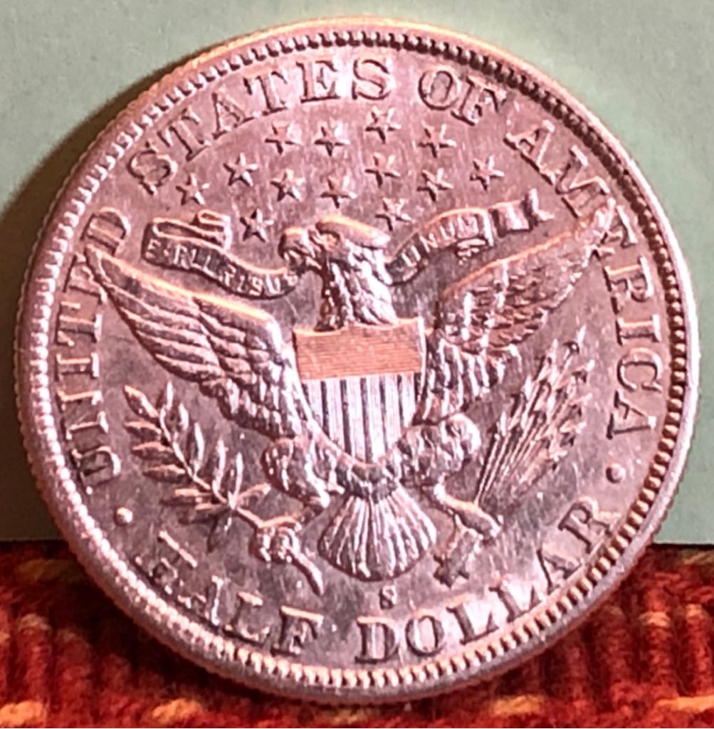 Barber Half Dollar 1899  coin collectible - Main Image 2
