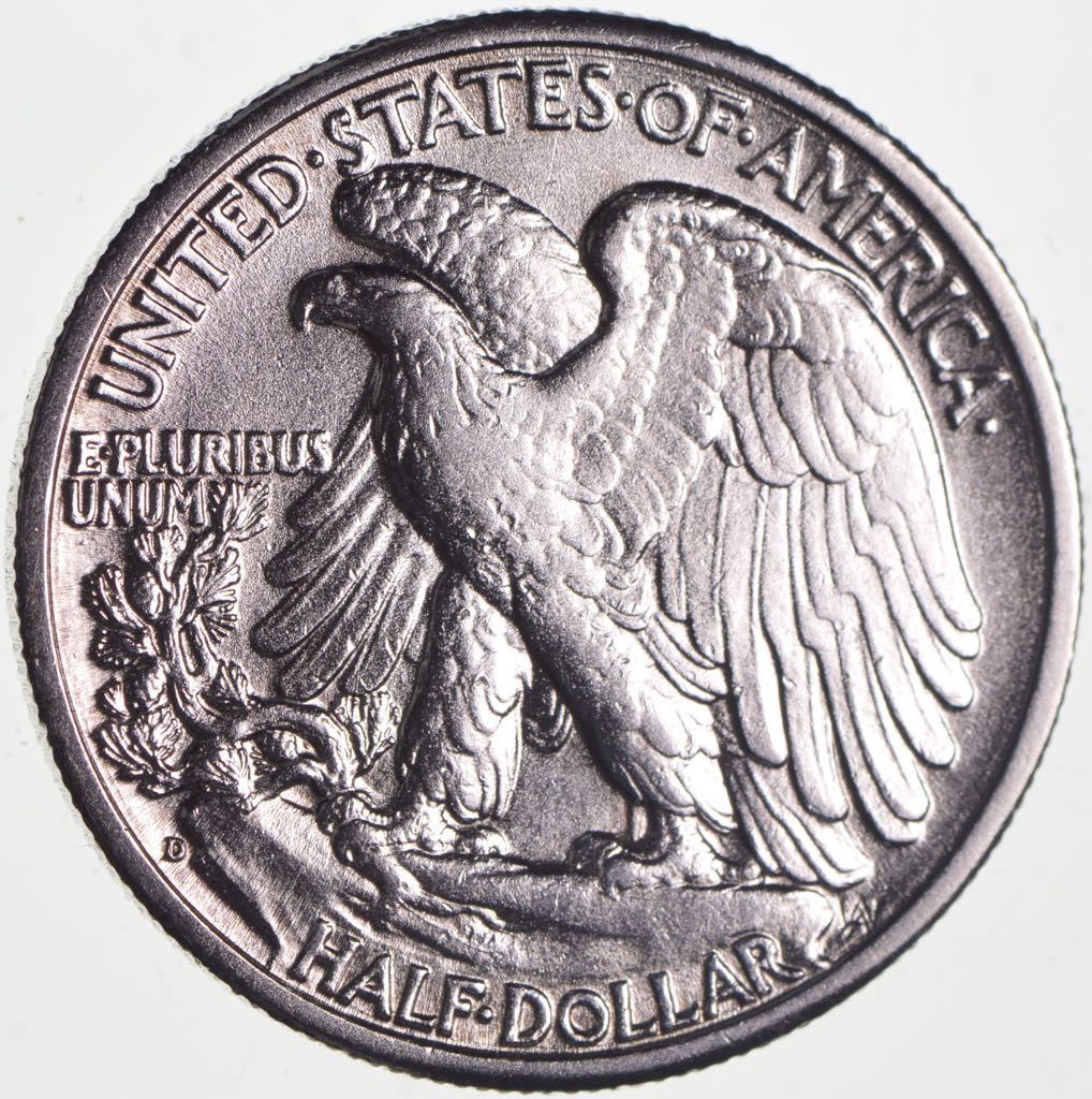 Half Dollar 1943D Walking Liberty  coin collectible - Main Image 2
