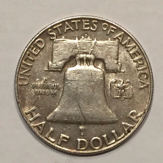 1963 D Benjamin Franklin Half Dollar  coin collectible - Main Image 2
