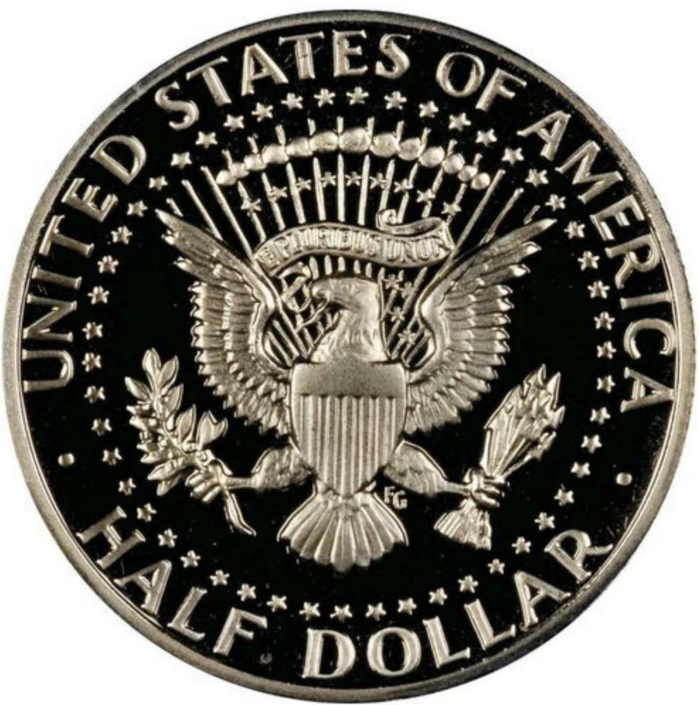 ÃÂ½Dollar 1971S kennedy Proof  coin collectible - Main Image 2
