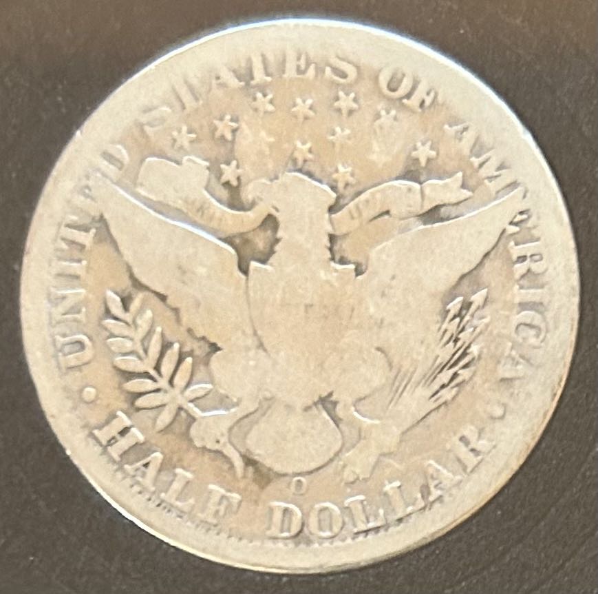 Half Dollar Barber S  coin collectible - Main Image 2