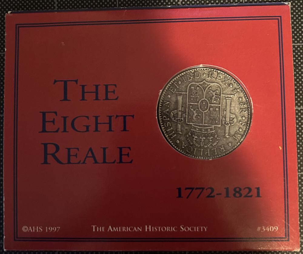Dollar Silver Eight Reales AHS Replica  coin collectible - Main Image 2