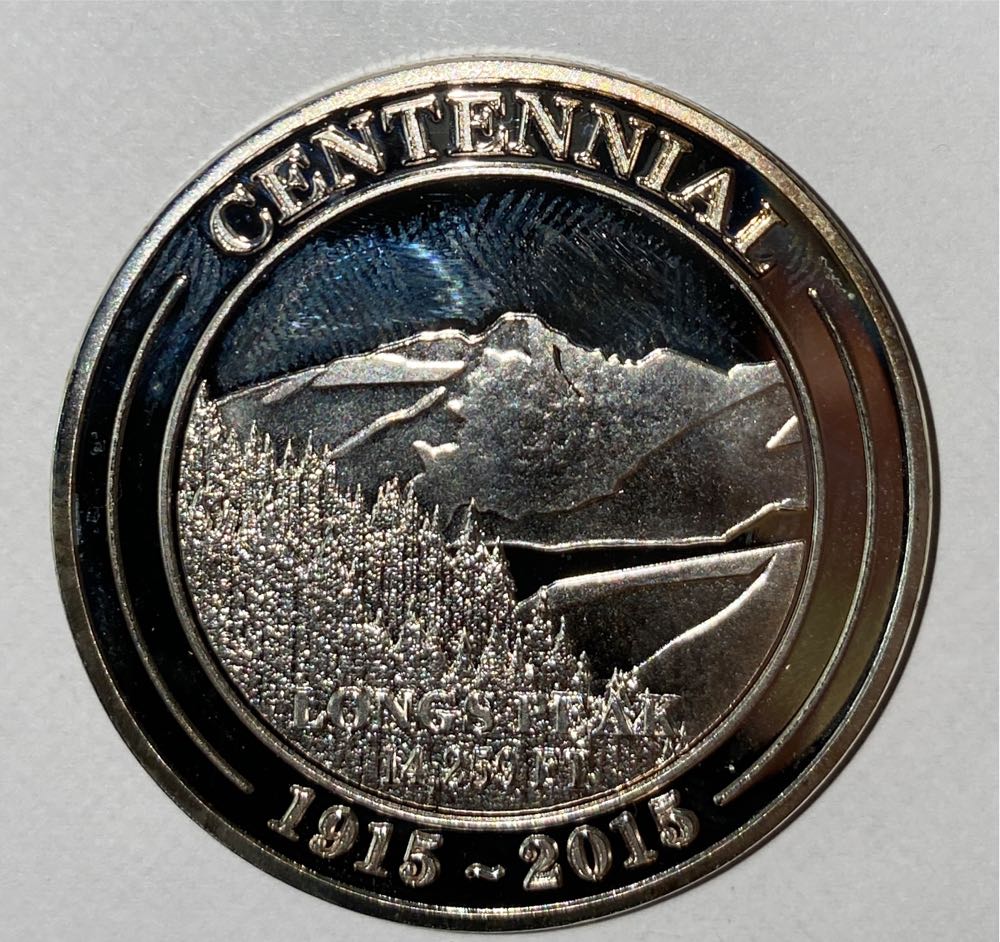 Rocky Mountain National Park  coin collectible - Main Image 2