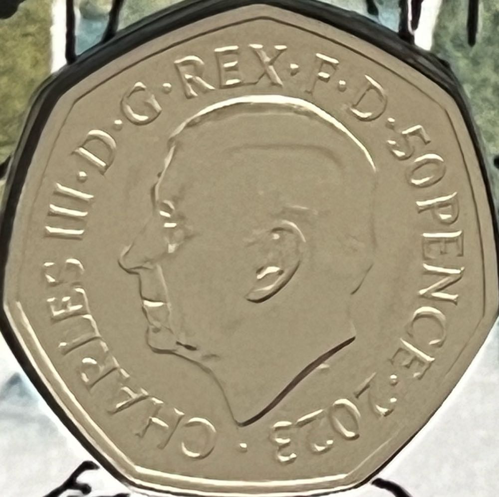 2023 The Lion The Witch And The Wardrobe 50p  coin collectible [Barcode 5026177629078] - Main Image 2