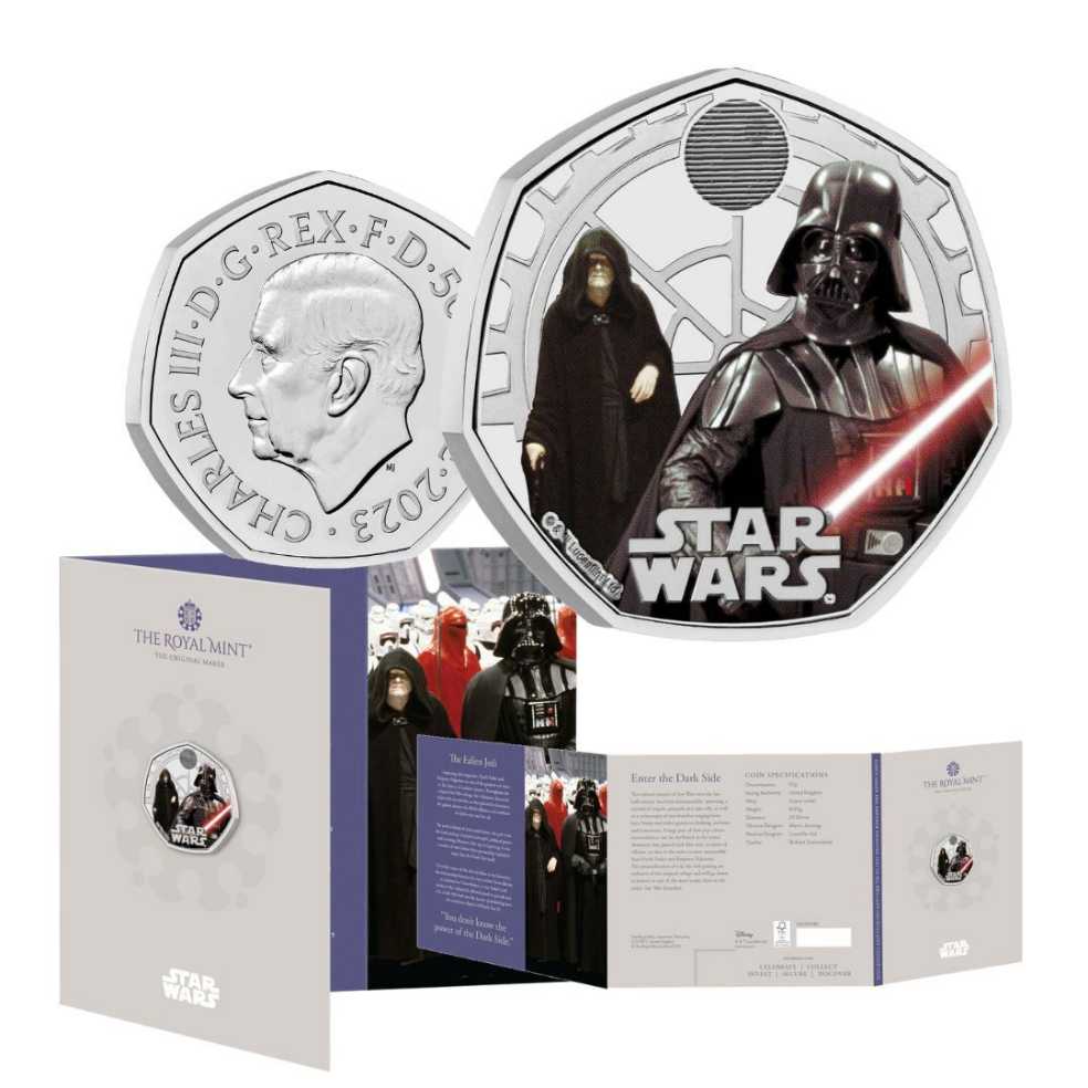 Star Wars ~ enter The Dark Side  coin collectible [Barcode 5026177626305] - Main Image 4
