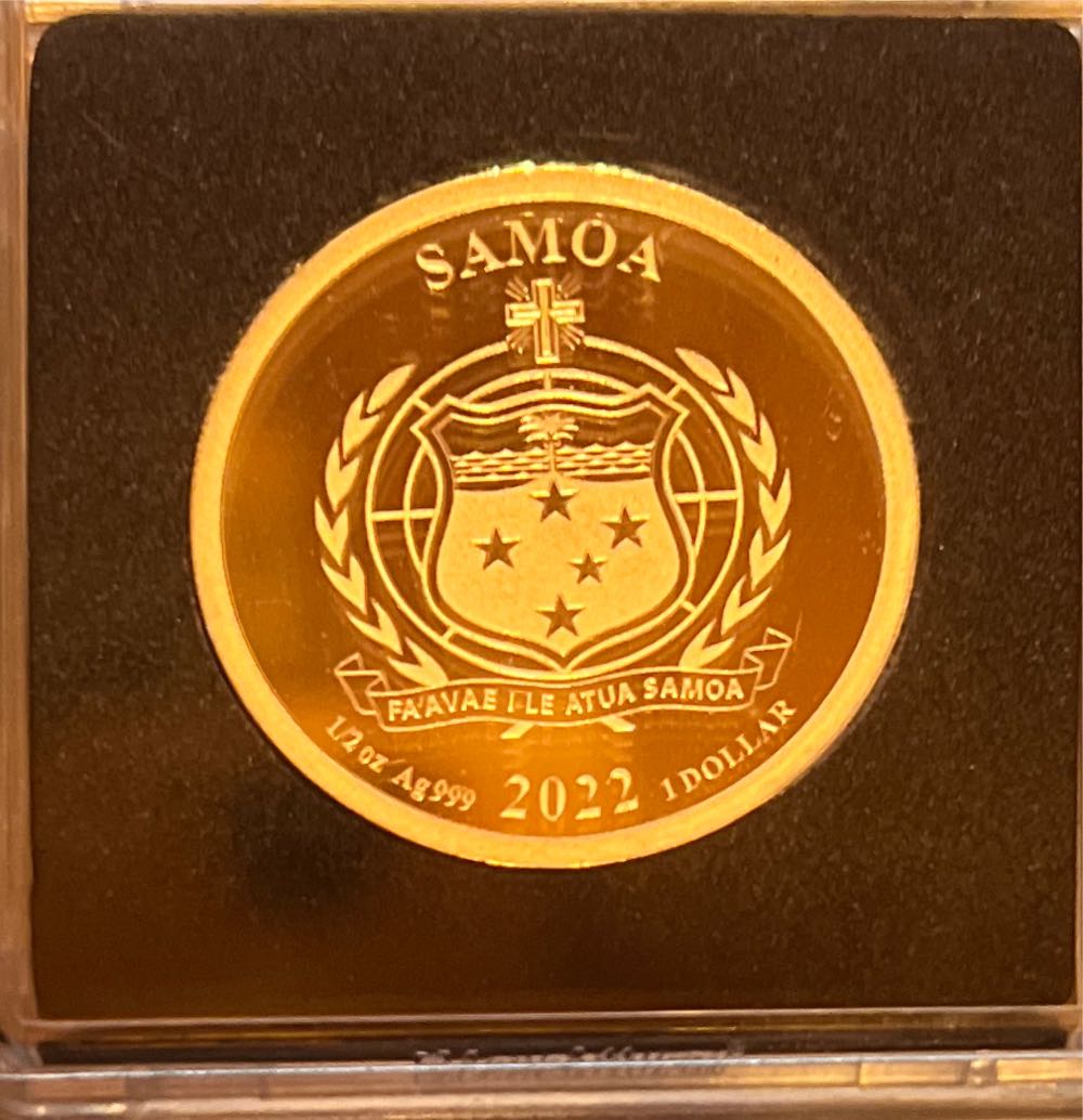 Samoa Venomous And Poisonous Deathstalker - 2022 1/2 Oz  coin collectible - Main Image 2