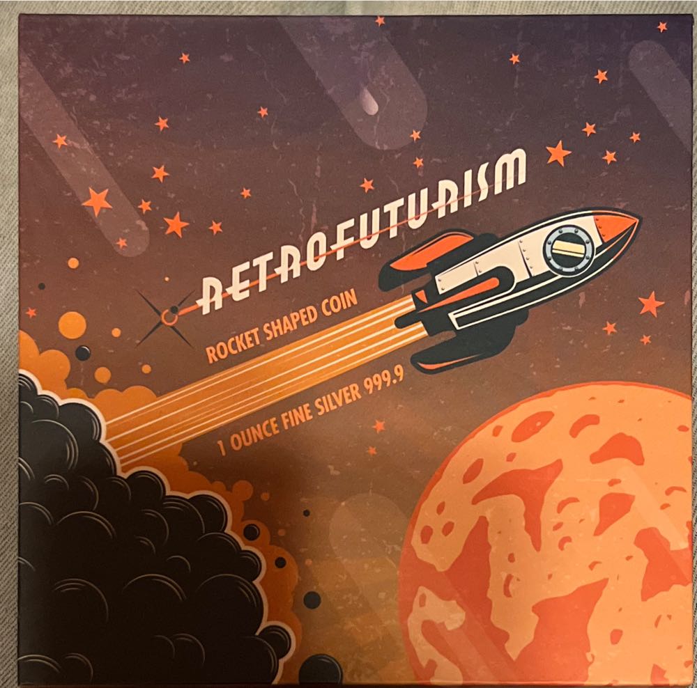 Pamp Solomon Islands Retrofuturism - 2021 1 Oz Colorized  coin collectible - Main Image 4