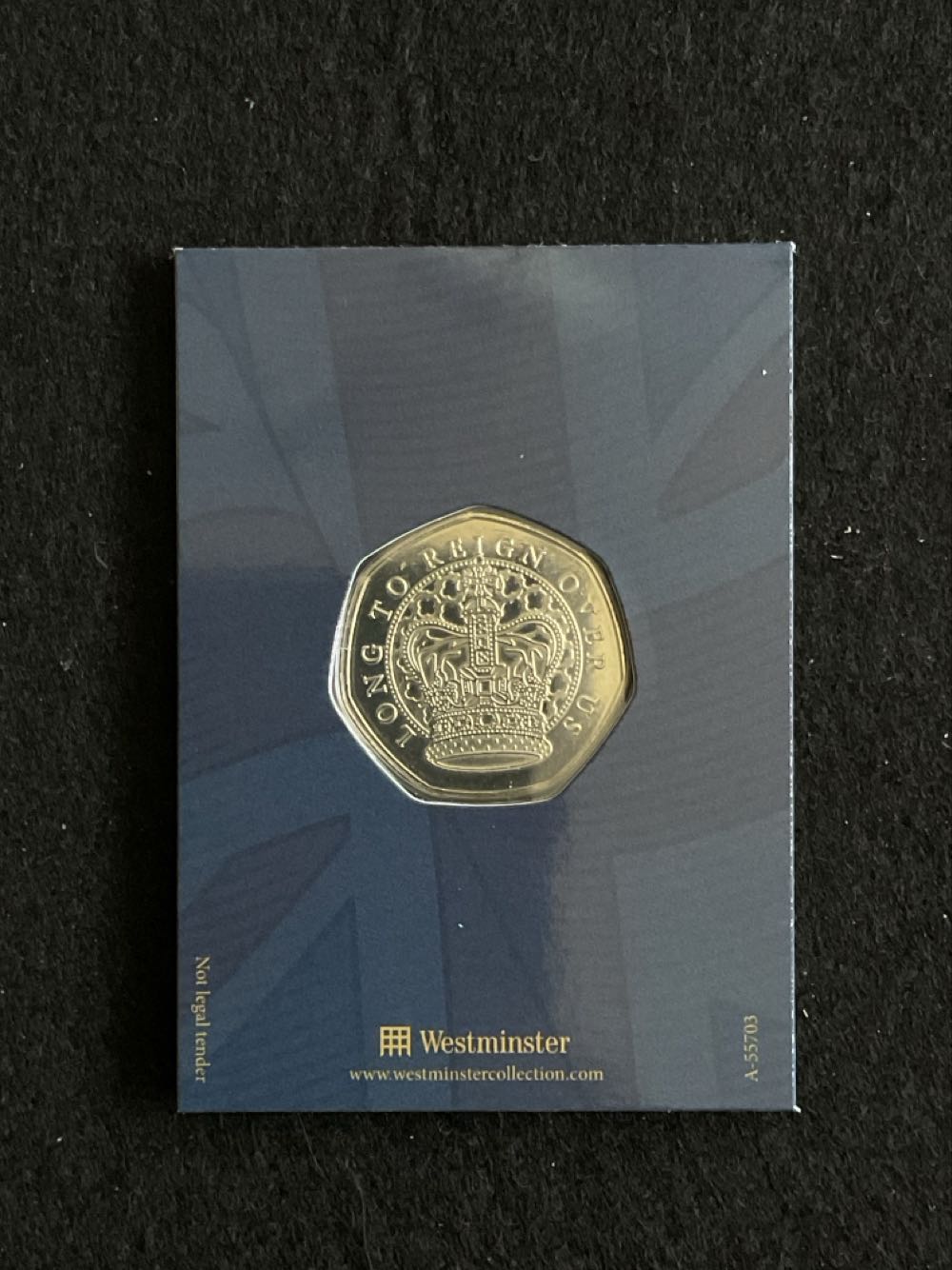 Charles’ First Speech To Accession Council Medal  coin collectible - Main Image 2