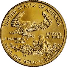 Gold Eagle | 2012 $5 NGC  coin collectible - Main Image 2