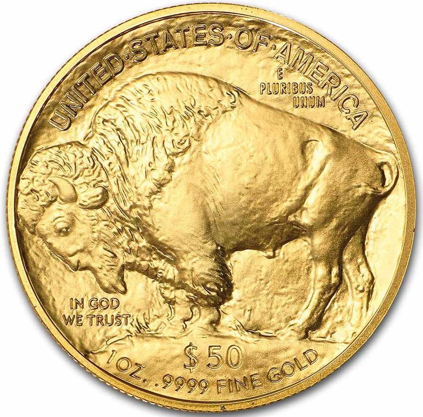 Gold Buffalo | 2022 $50  coin collectible - Main Image 2