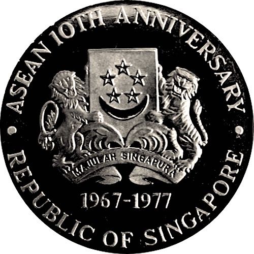1977 $10 | ASEAN NGC  coin collectible - Main Image 2