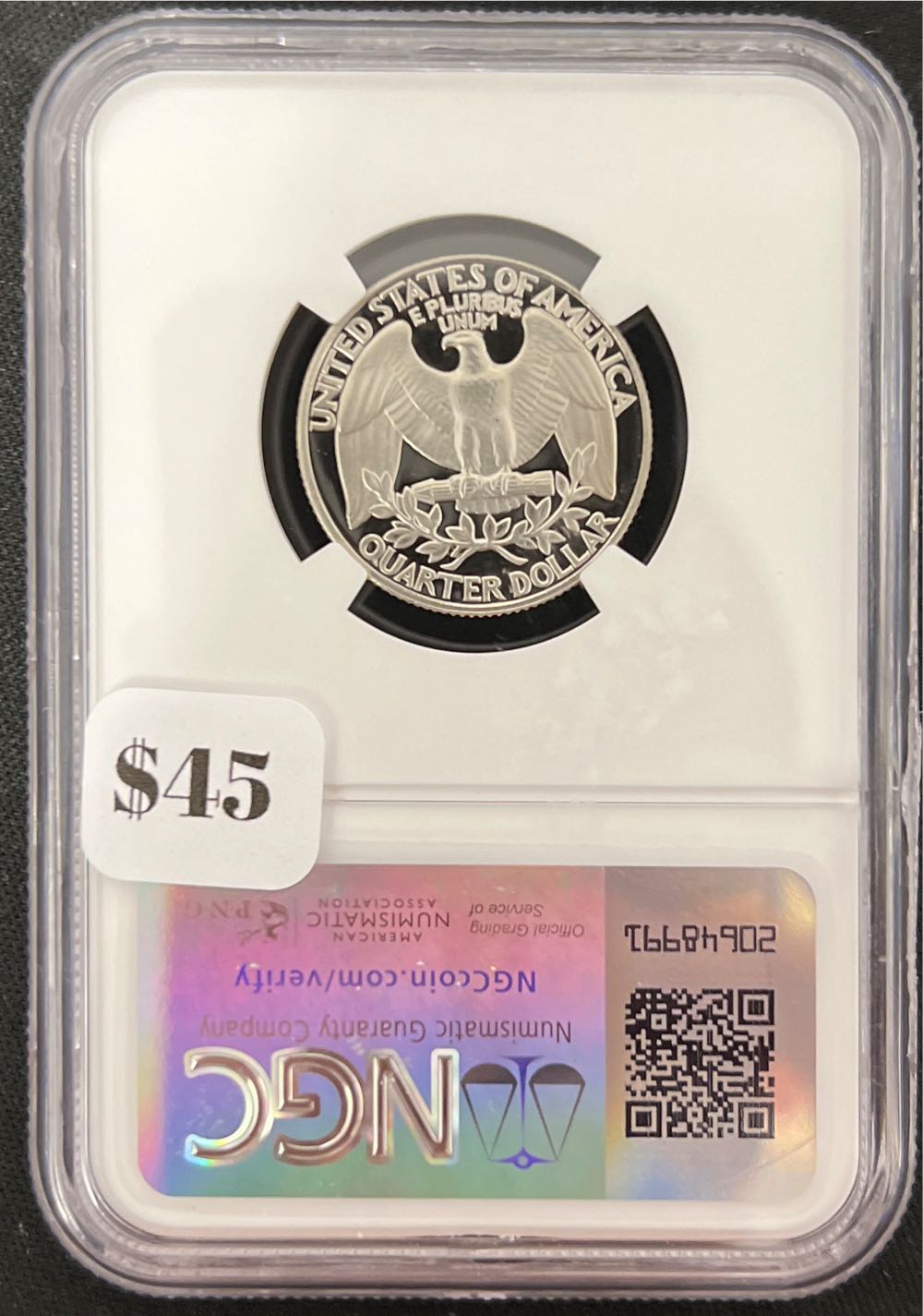 Washington Quarter - 1992 S Proof Ultra Cameo  coin collectible - Main Image 2