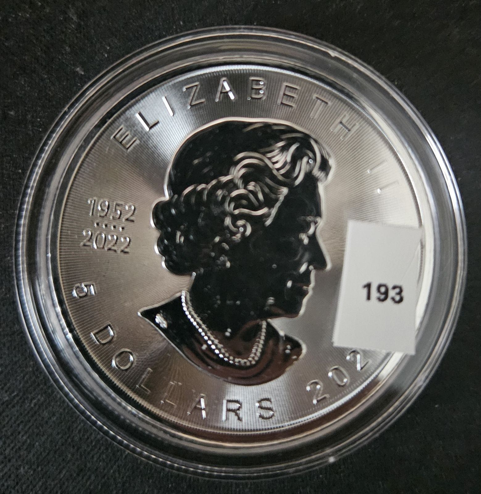Canada Maple, 1oz, 2023, $5, #193  coin collectible - Main Image 3