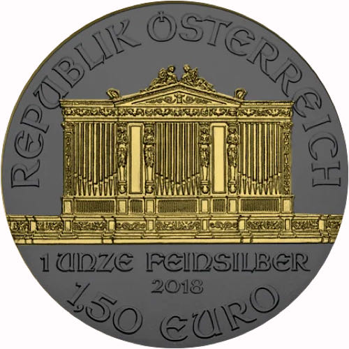 Philharmonic | 2018-gilded  coin collectible - Main Image 2