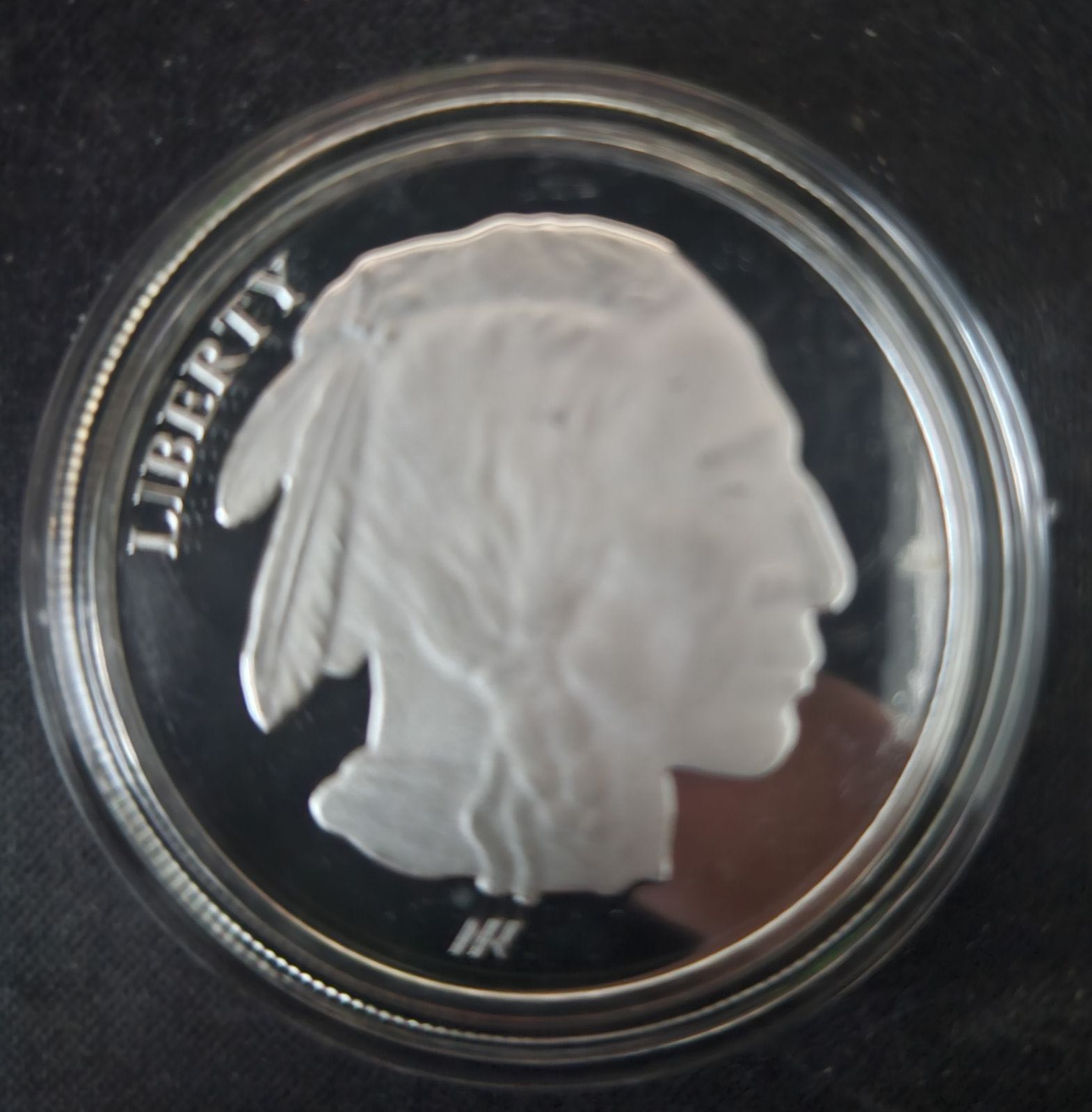 Buffalo Indian head silver round #215  coin collectible - Main Image 2