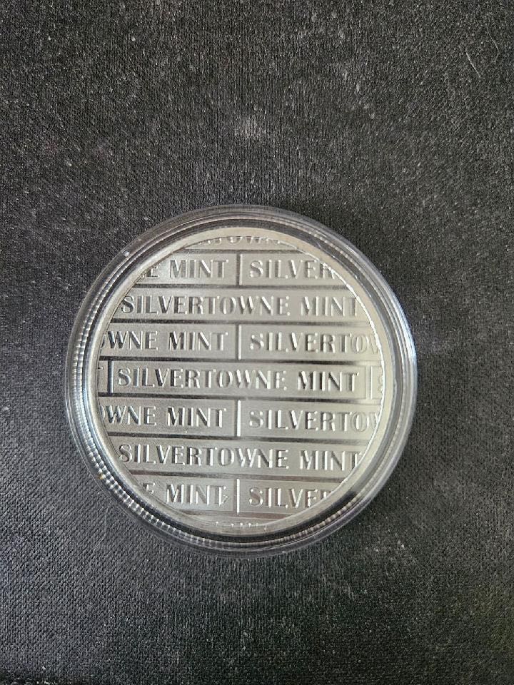 Silvertowne Generic Round, 1oz, #212  coin collectible - Main Image 2