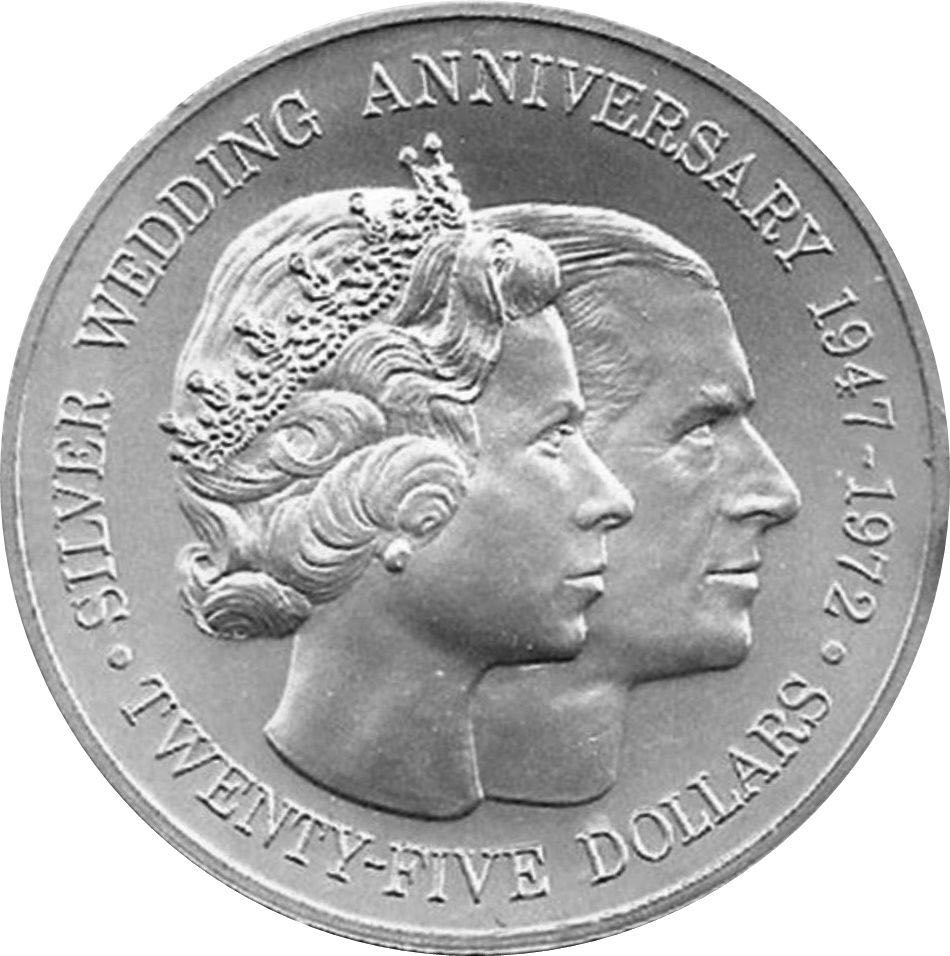 Cayman | 1972 Silver Wedding coin collectible - Main Image 1