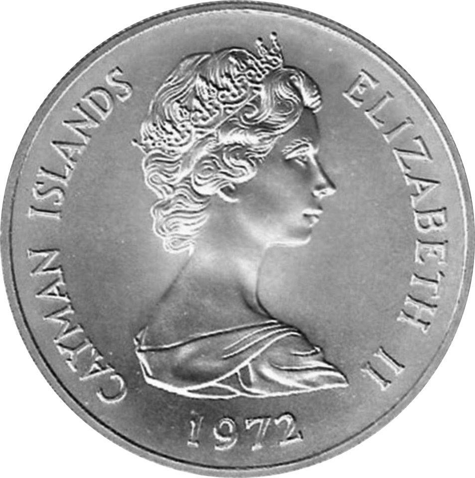 Cayman | 1972 Silver Wedding coin collectible - Main Image 2