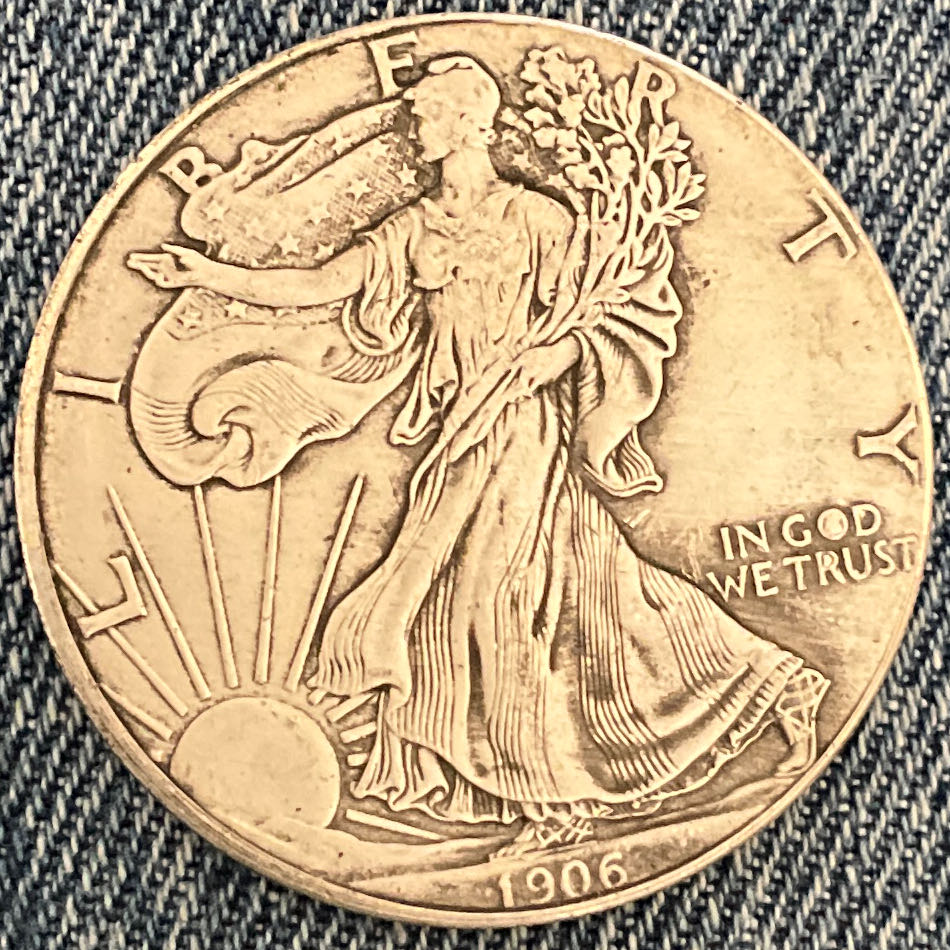 1906 Liberty Dollar  coin collectible - Main Image 1
