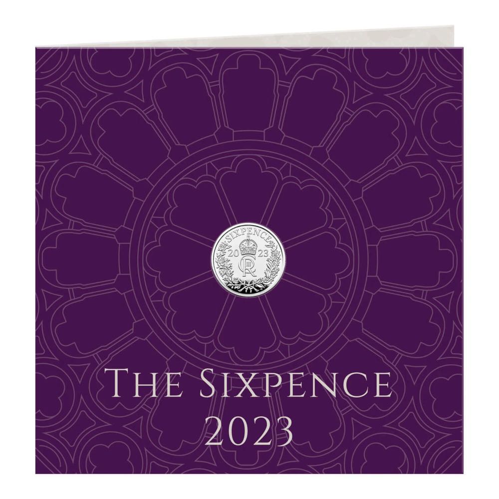 2023 Silver Sixpence coin collectible - Main Image 1