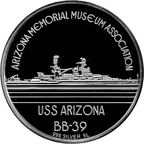 AMMA | 1991 Pearl Harbor  coin collectible - Main Image 2