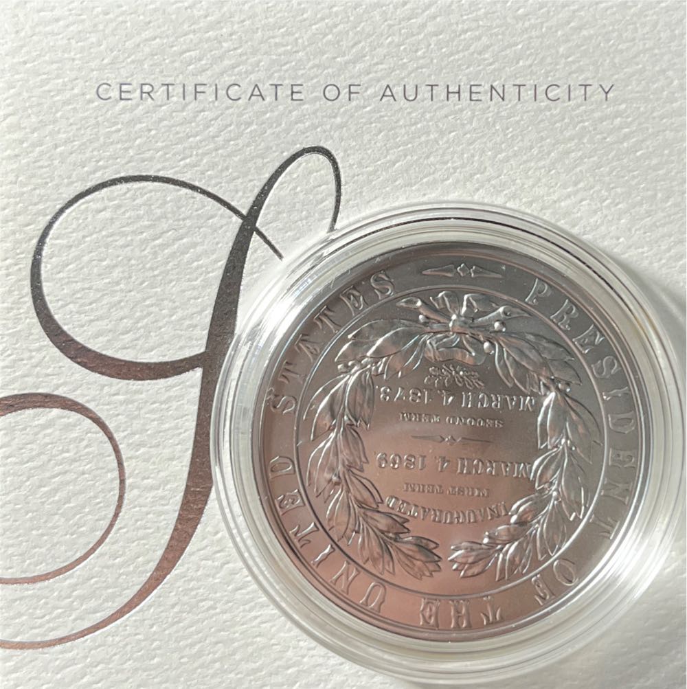 S818 Presidential Silver Medal Ulysses Grant  coin collectible [Barcode 704786261395] - Main Image 2