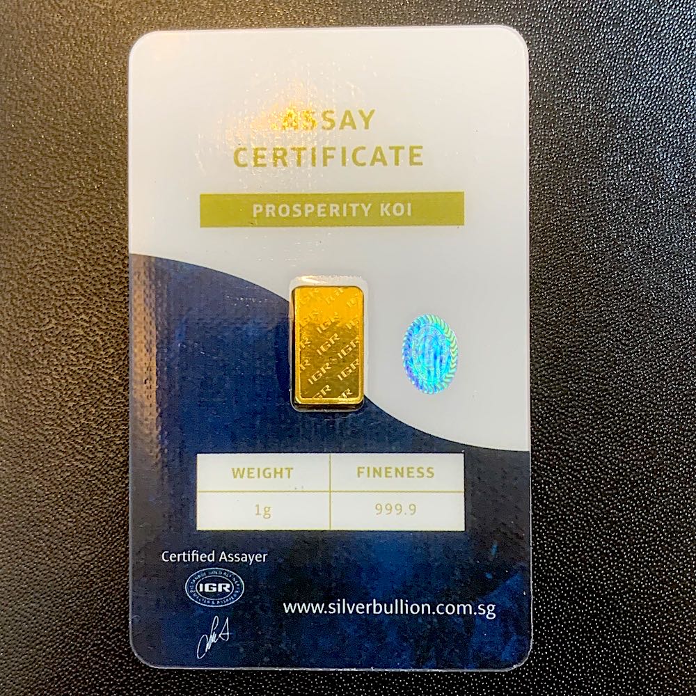 Silver Bullion | Prosperity Koi  coin collectible - Main Image 4