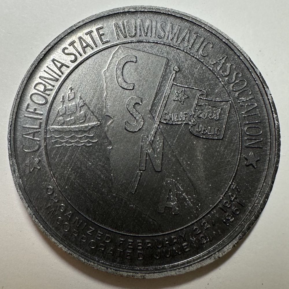 California State Numismatic Association  coin collectible - Main Image 2