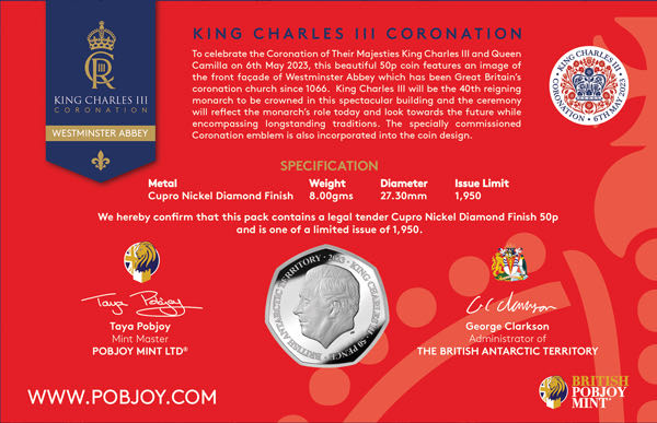 Coronation Of HM King Charles III: Westminster Abbey  coin collectible - Main Image 2