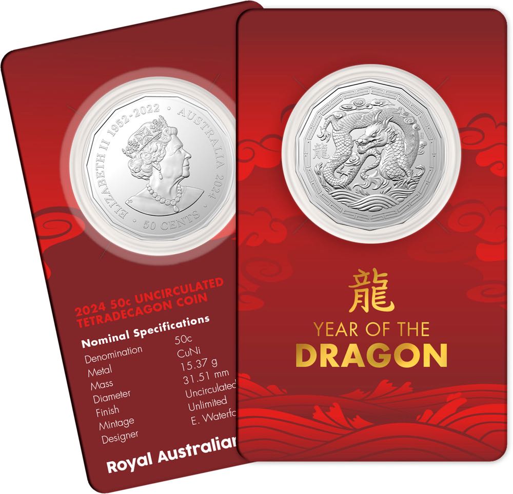¢50 2012 | Dragon  coin collectible - Main Image 4