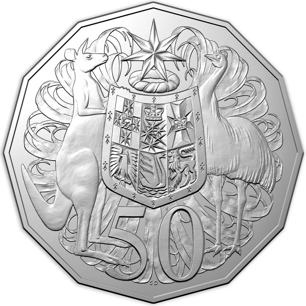 ¢50 2019 | Portrait Machin  coin collectible - Main Image 2